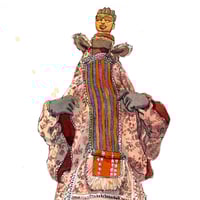Image 2 of Original painting - "Deux Egungun à la fête vaudoue de janvier 2022 - 1" - Bénin - 30,5x40,5 cm