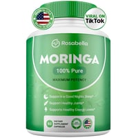 Rosabella Moringa Capsules (800mg) for Immune Support, Gut Health & Vitamins