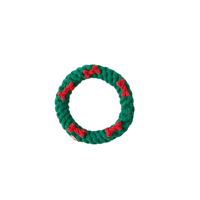 Image 2 of Jax & Bones Holiday Ring Rope Toy 