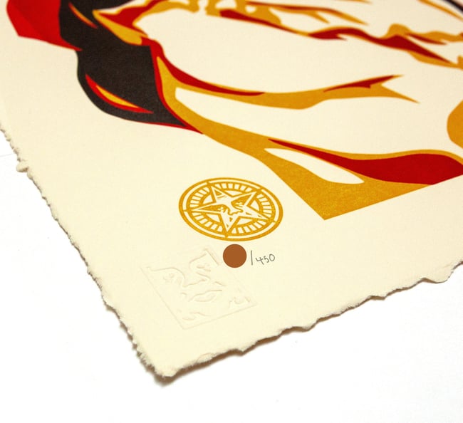 Shepard Fairey Obey War by Numbers Letterpress 2024