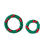 Image 1 of Jax & Bones Holiday Ring Rope Toy 