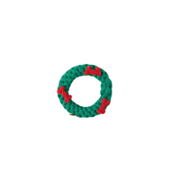 Image 3 of Jax & Bones Holiday Ring Rope Toy 