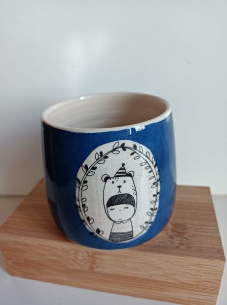 Image of Petite tasse ourson bleu