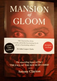 Image 1 of Mansion of Gloom: The Unsettling Legacy of Poe's The Fall of the House of Usher' by Antony Clayton