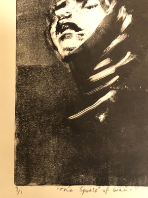 Image of ‘The Spoils of War’ monotype 