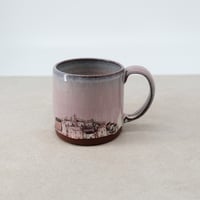 Image 1 of MADE TO ORDER Pink Coastal Village Mug