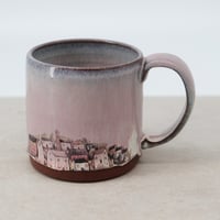 Image 3 of MADE TO ORDER Pink Coastal Village Mug