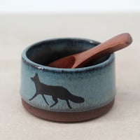 Image 2 of Small Fox Bowl with Spoon