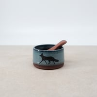 Image 1 of Small Fox Bowl with Spoon