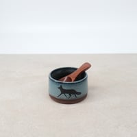 Image 6 of Small Fox Bowl with Spoon