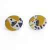 Medium Pattern Studs - Yellow