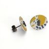 Medium Pattern Studs - Yellow