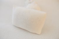 Image 1 of White Knit pillow 