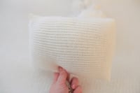 Image 4 of White Knit pillow 