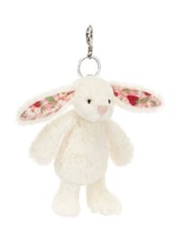 Blossom Cream Bunny 'Berry' Bag Charm