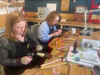 Image 5 of Make a Pair of Silver Hoop Earrings for 2 -5 people