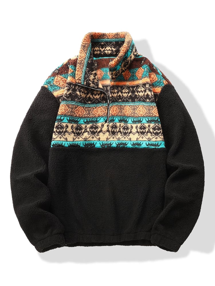 Image of Aztec fleece jumper 