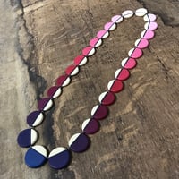 Image 1 of NEW colour fade circles necklace