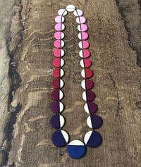 Image 2 of NEW colour fade circles necklace