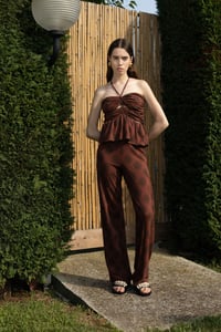 Image 2 of PANTALONE POLINESIA SOLE MARRONE€167 - 50%