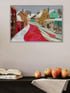 ‘Christmas Road’ -  - art quilt painting, 48x68 cm Image 2