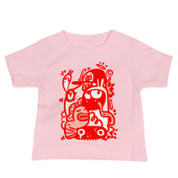 Image 3 of T SHIRT: BABY  - "FUNKY RED"