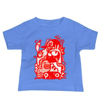 Image 1 of T SHIRT: BABY  - "FUNKY RED"