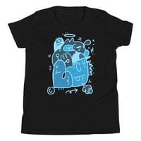 Image 1 of T SHIRT: YOUTH - "FUNKY BLUE"