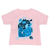 Image 2 of T SHIRT: BABY - "FUNKY BLUE"