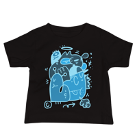 Image 3 of T SHIRT: BABY - "FUNKY BLUE"