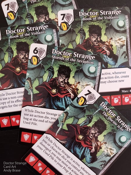 Image of <font color="yellow">*NEW*: 3 available</font> Doctor Strange Card- Signed + 20% Off code