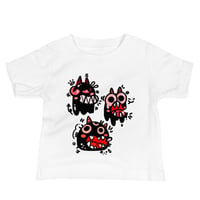 Image 1 of T SHIRT: BABY - "3 MONSTERS"