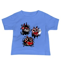 Image 2 of T SHIRT: BABY - "3 MONSTERS"