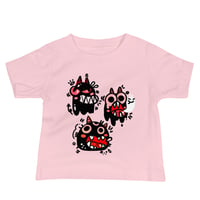 Image 3 of T SHIRT: BABY - "3 MONSTERS"