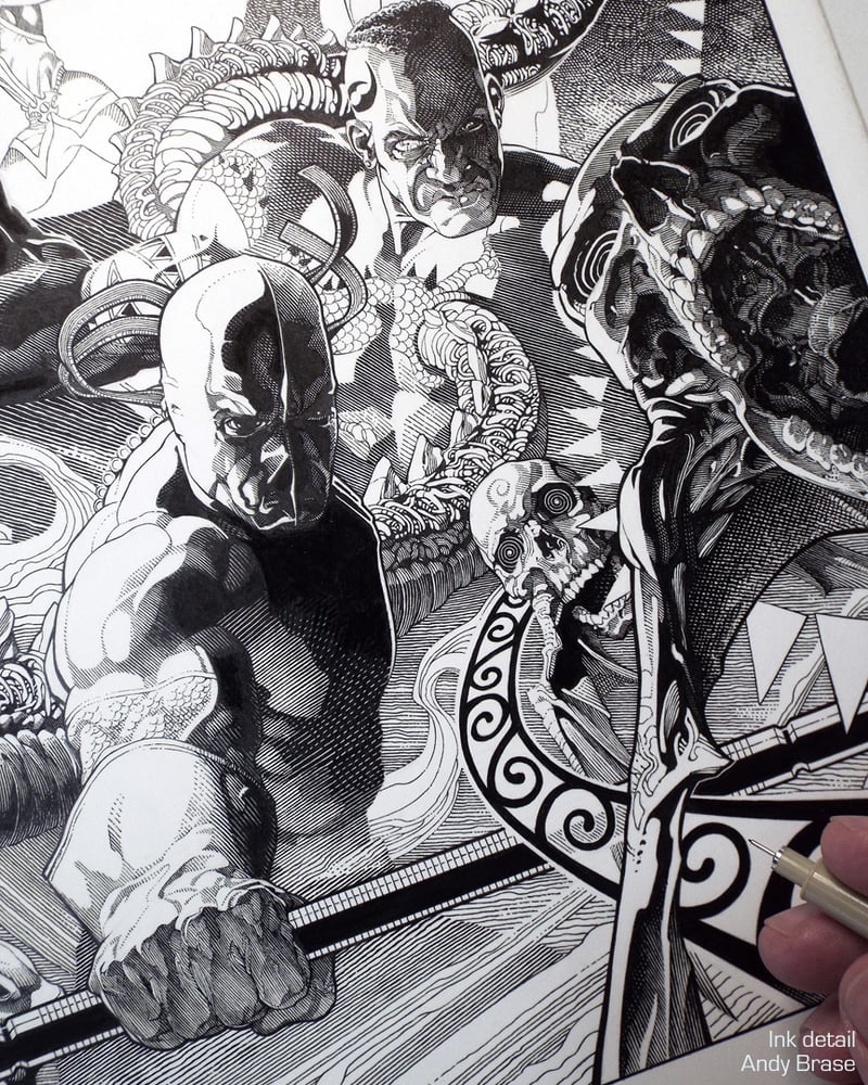 Image of <font color="yellow">*NEW</font> Calling Monsters (Ink)- 13x19 Limited Print (signed) 