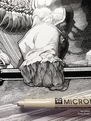 Image of <font color="yellow">*NEW</font> Calling Monsters (Ink)- 13x19 Limited Print (signed)