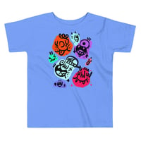 Image 3 of T-SHIRT: TODDLER - "HAPPY MONSTERS FACES"