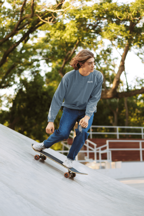 Image of NEW BullGod's Ocean Crewneck Hoodie