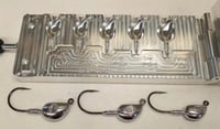 Image 1 of Spotted Seatrout, Flounder, Puppy Drum, Blackfin Tuna ( 1.5 oz, 2 oz, 2.5 oz ) Jig Mold