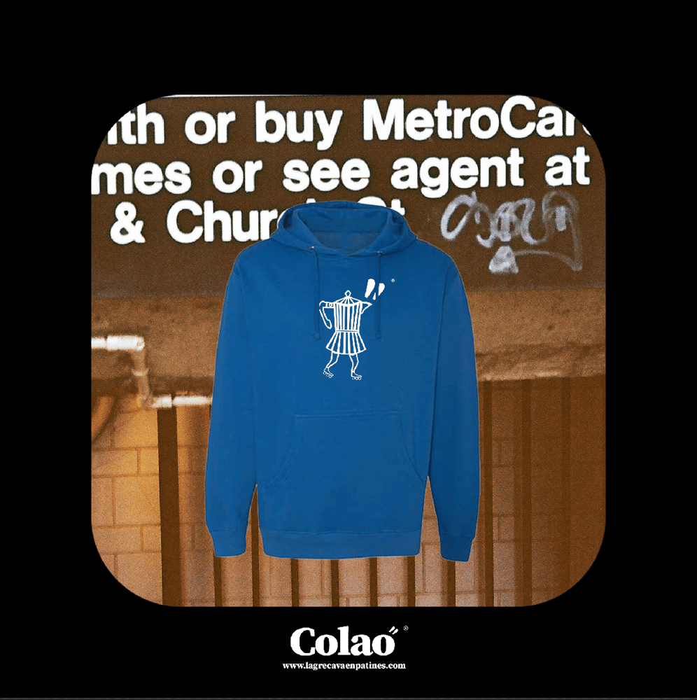 Image of Colao" ROYAL BLUE  Heavyweight Hoodie 