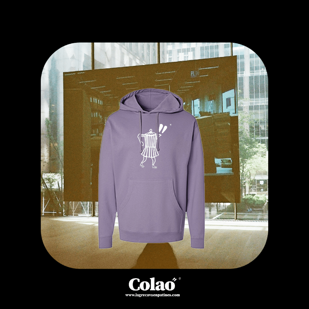 Image of Colao" PLUM Heavyweight Hoodie 