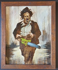 Image 1 of Rustic Leatherface  - Original Oil Painting