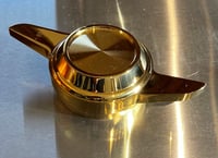 Image 1 of Player Wheels 2 Bar Shark Fin Knockoffs in Gold (recessed)