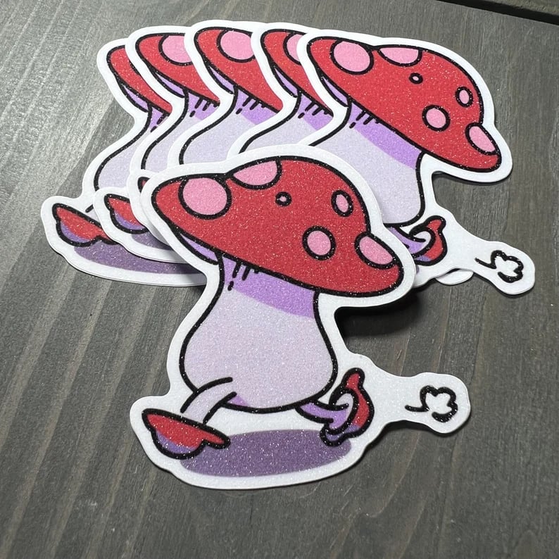 Image of DunMeshi Mushroom Sticker