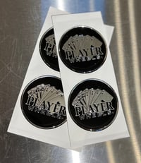 CHROME PLAYER WHEEL CARDS LOGO CHIPSET