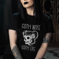 Image 2 of Goth Wife Goth LifeT-Shirt
