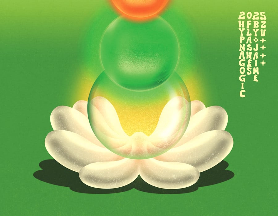 2025 CALENDAR - Hypnagogic Flashes by Jaime Zu 