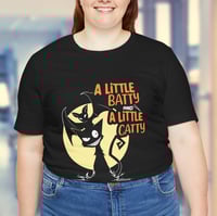 Image 2 of A Little Batty and A Little Catty T-Shirt 