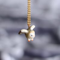 Image 1 of Flying Barn Owl Necklace