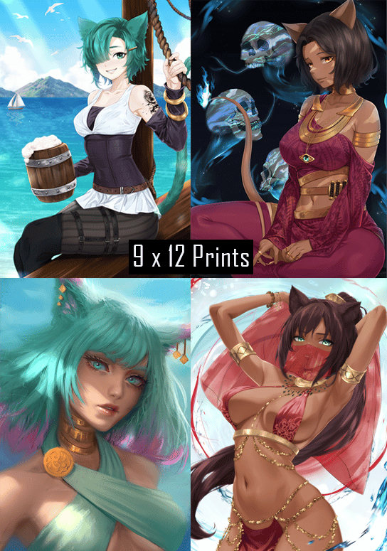 Image of 9 x 12 Prints SFW & NSFW Options